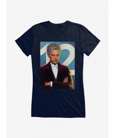 Doctor Who Twelfth Doctor Ready For Action Girls T-Shirt $11.95 T-Shirts