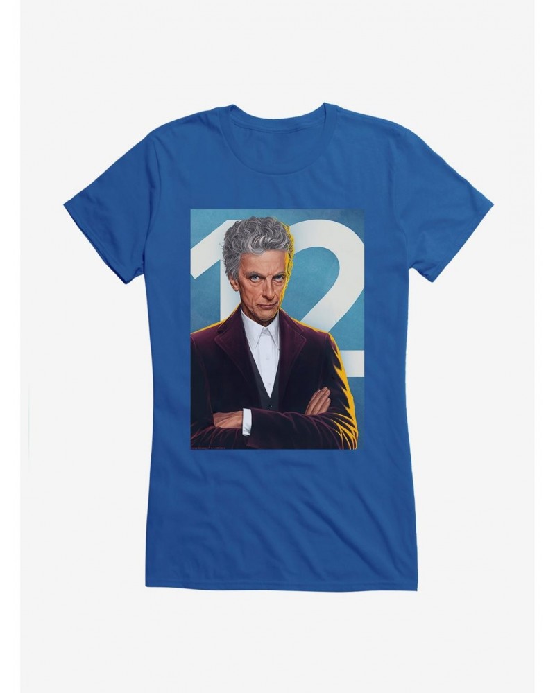 Doctor Who Twelfth Doctor Ready For Action Girls T-Shirt $11.95 T-Shirts