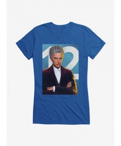 Doctor Who Twelfth Doctor Ready For Action Girls T-Shirt $11.95 T-Shirts