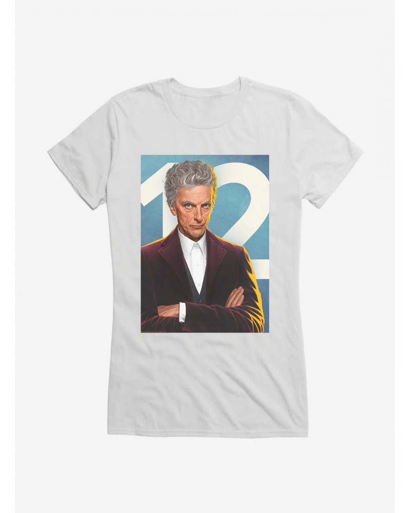 Doctor Who Twelfth Doctor Ready For Action Girls T-Shirt $11.95 T-Shirts