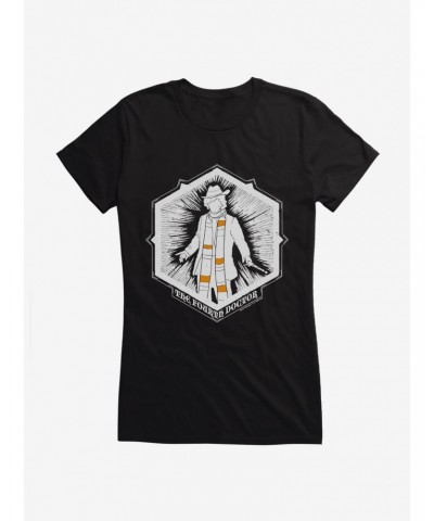 Doctor Who The Fourth Doctor Through The Universe Girls T-Shirt $10.21 T-Shirts