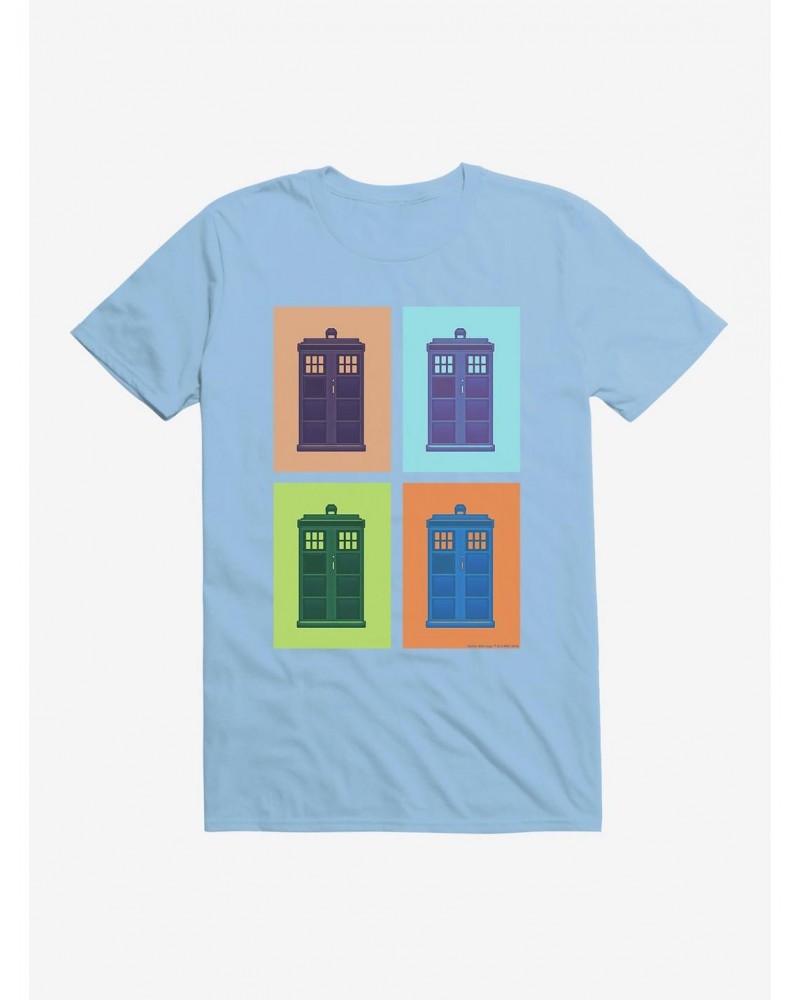 Doctor Who Tardis Pop Art T-Shirt $11.47 T-Shirts