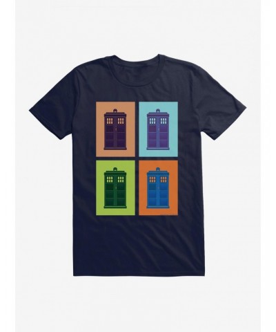 Doctor Who Tardis Pop Art T-Shirt $11.47 T-Shirts