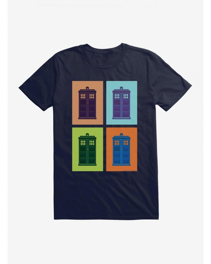 Doctor Who Tardis Pop Art T-Shirt $11.47 T-Shirts