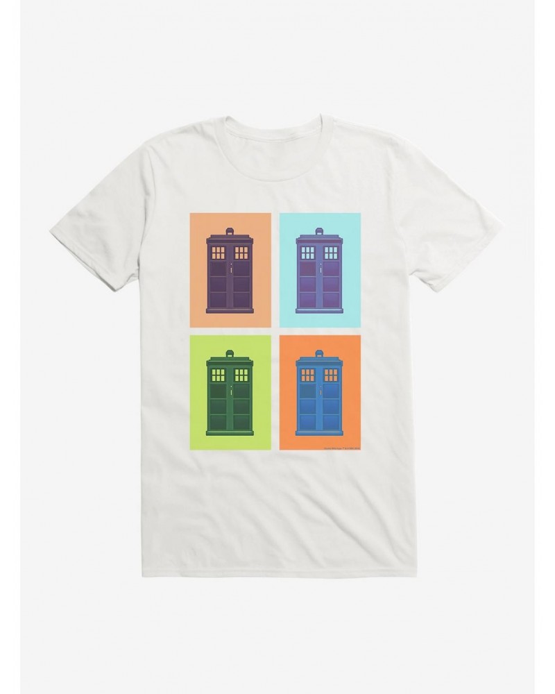 Doctor Who Tardis Pop Art T-Shirt $11.47 T-Shirts