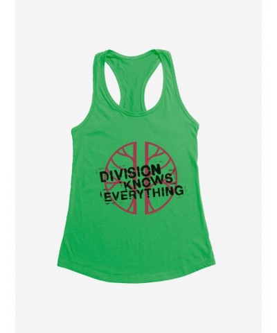 Doctor Who Division Knows Everything Girls Tank $9.96 Tanks