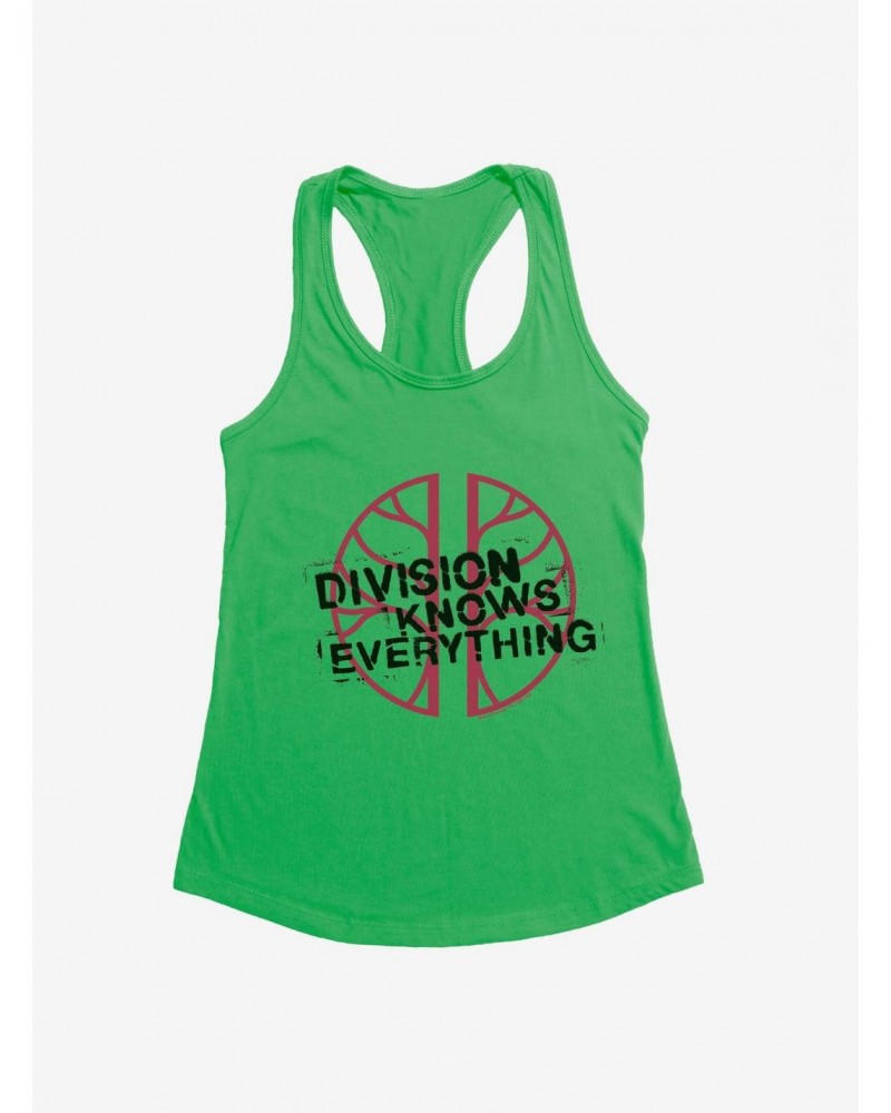 Doctor Who Division Knows Everything Girls Tank $9.96 Tanks