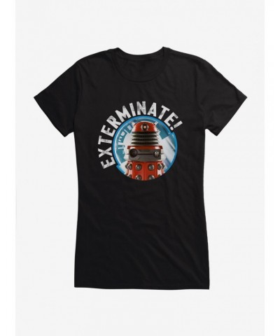 Doctor Who The Supreme Red Dalek Girls T-Shirt $8.96 T-Shirts