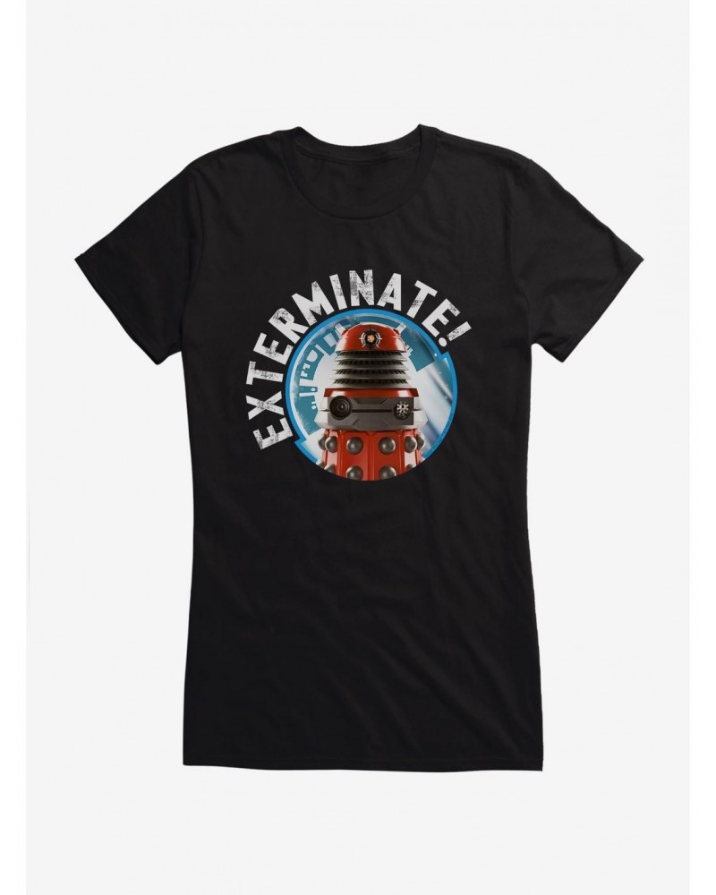 Doctor Who The Supreme Red Dalek Girls T-Shirt $8.96 T-Shirts