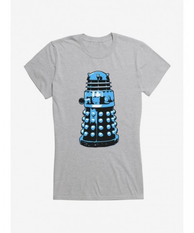 Doctor Who Dalek Facing Straight Girls T-Shirt $10.96 T-Shirts