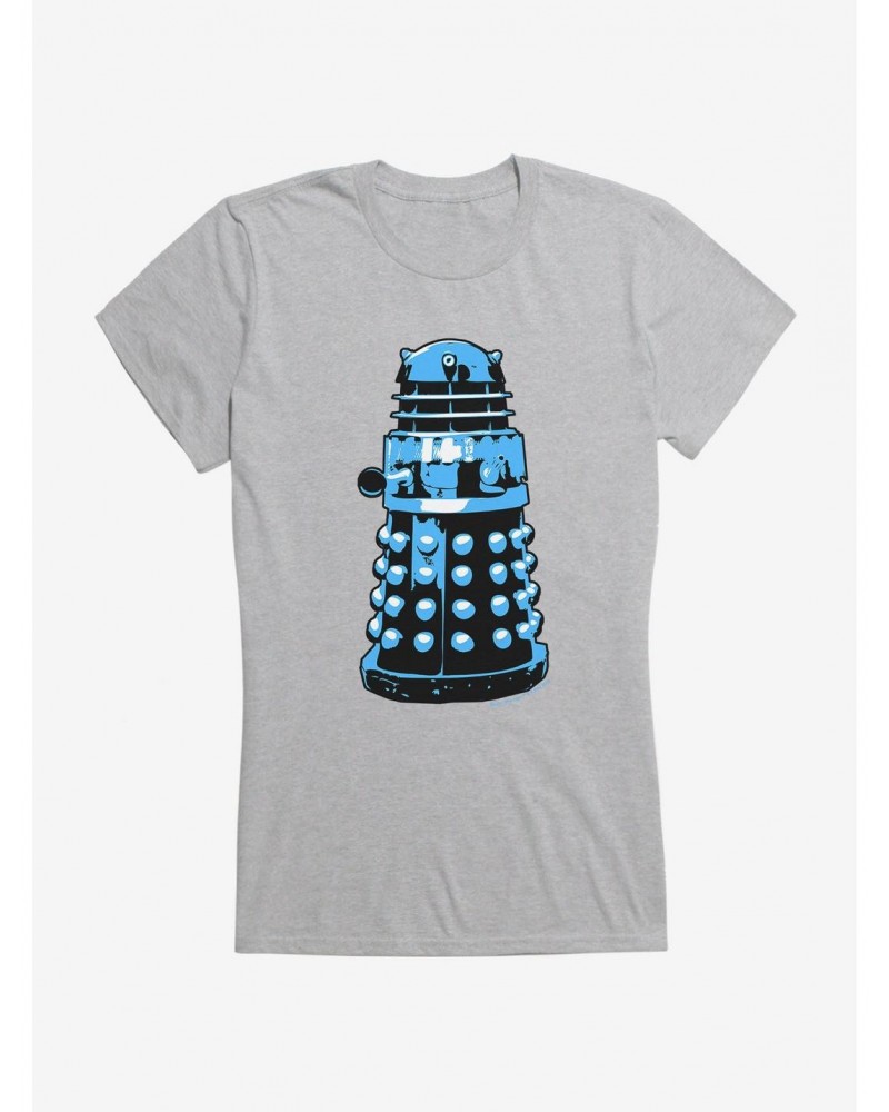 Doctor Who Dalek Facing Straight Girls T-Shirt $10.96 T-Shirts