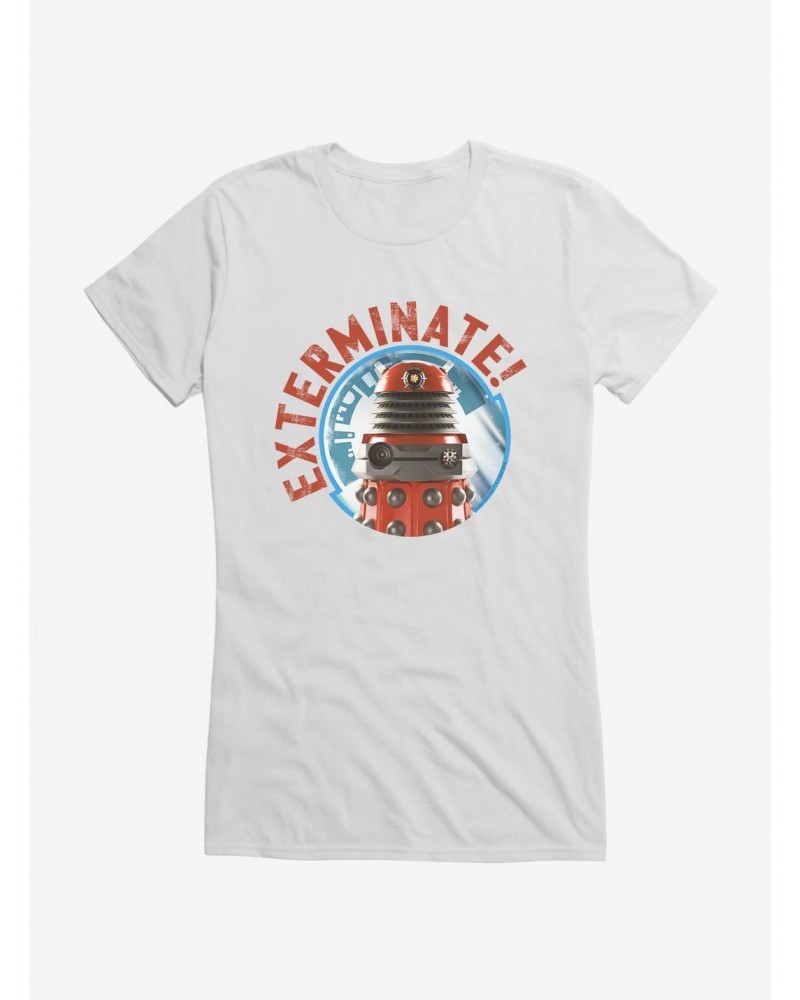 Doctor Who The Supreme Red Dalek Girls T-Shirt $8.96 T-Shirts