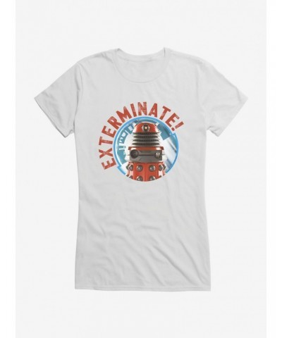 Doctor Who The Supreme Red Dalek Girls T-Shirt $8.96 T-Shirts