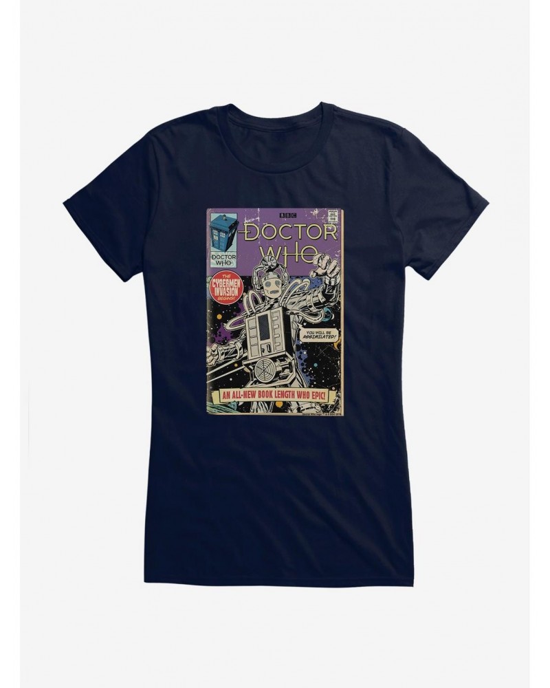 Doctor Who Cybermen Invasion Girls T-Shirt $11.21 T-Shirts