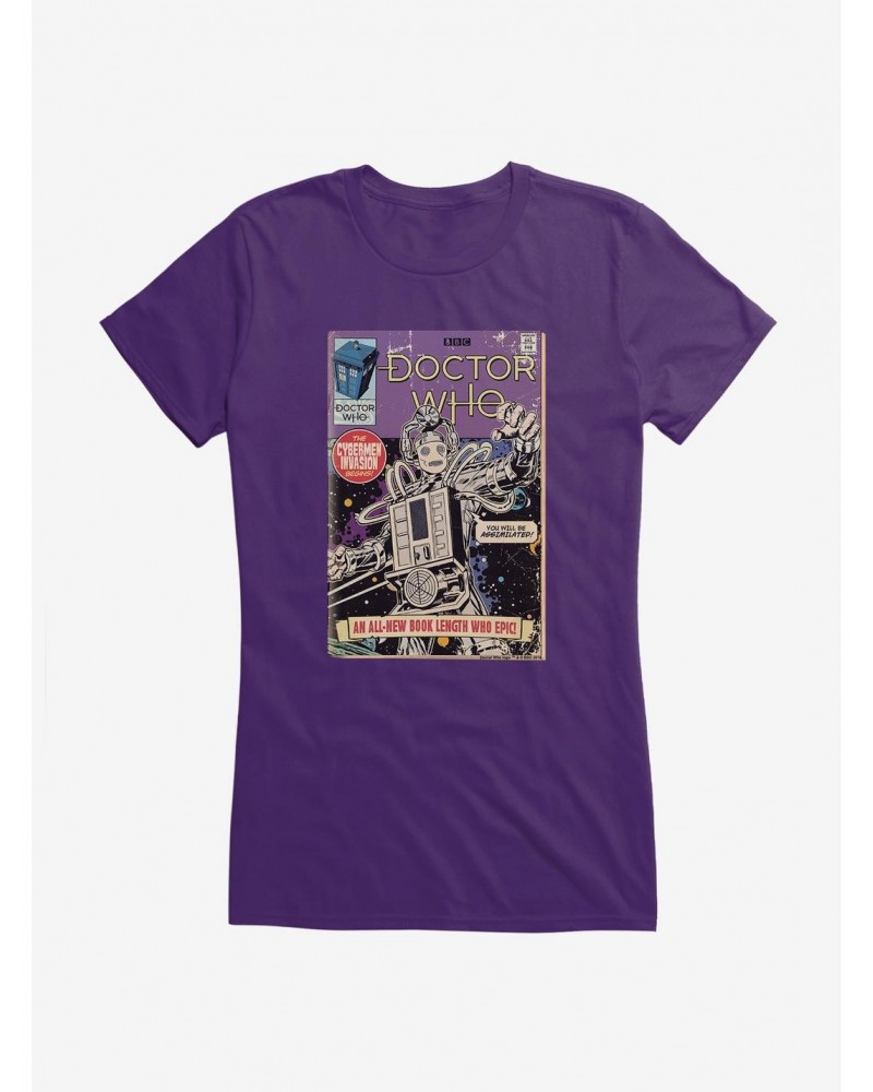 Doctor Who Cybermen Invasion Girls T-Shirt $11.21 T-Shirts