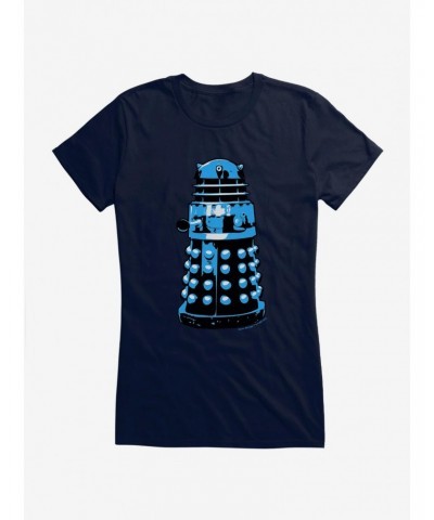 Doctor Who Dalek Facing Straight Girls T-Shirt $10.96 T-Shirts