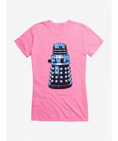 Doctor Who Dalek Facing Straight Girls T-Shirt $10.96 T-Shirts