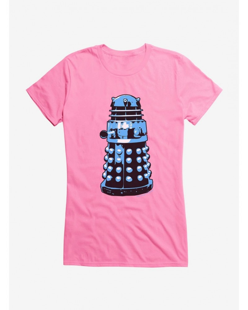 Doctor Who Dalek Facing Straight Girls T-Shirt $10.96 T-Shirts