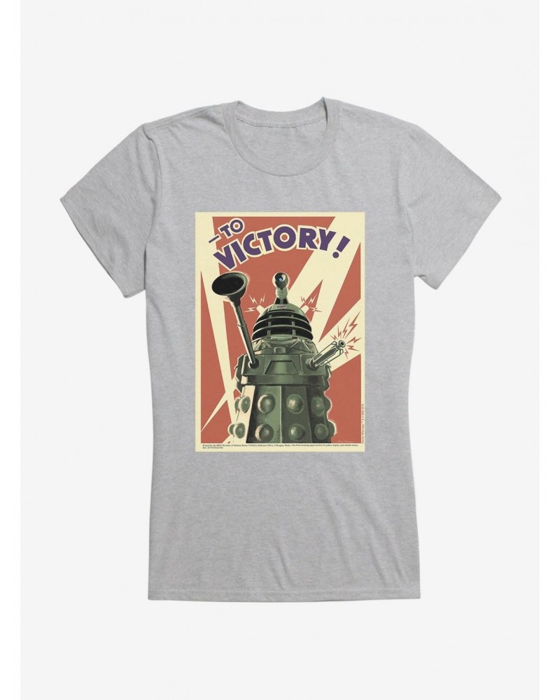 Doctor Who Dalek Victory Girls T-Shirt $11.95 T-Shirts