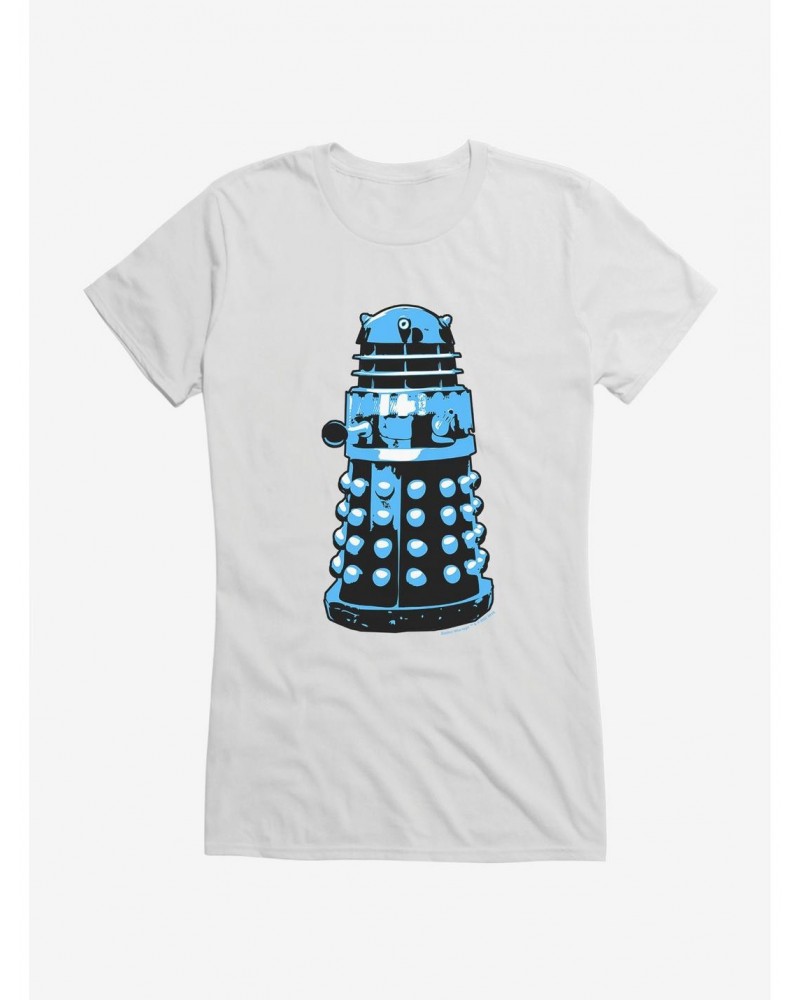 Doctor Who Dalek Facing Straight Girls T-Shirt $10.96 T-Shirts