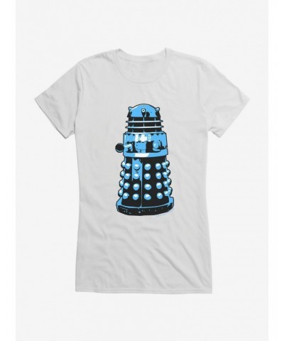 Doctor Who Dalek Facing Straight Girls T-Shirt $10.96 T-Shirts