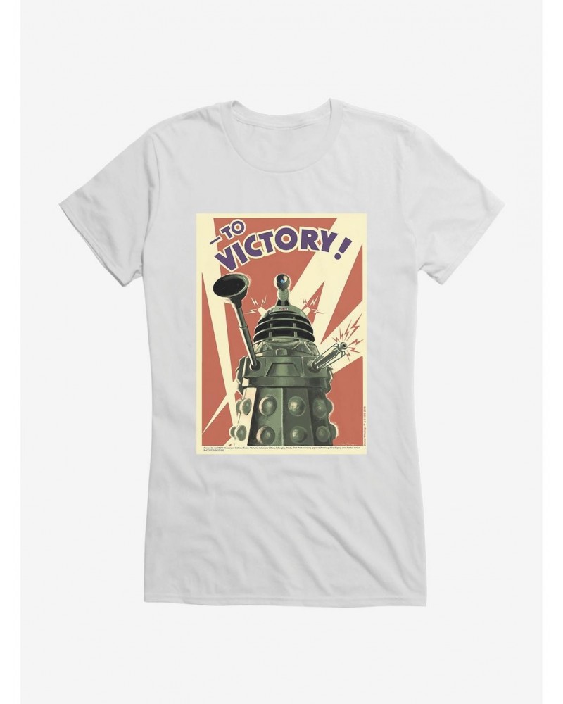 Doctor Who Dalek Victory Girls T-Shirt $11.95 T-Shirts