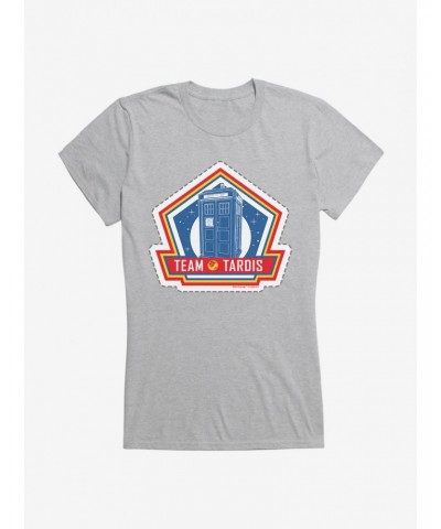 Doctor Who Thirteenth Doctor Team TARDIS Badge Girls T-Shirt $11.70 T-Shirts