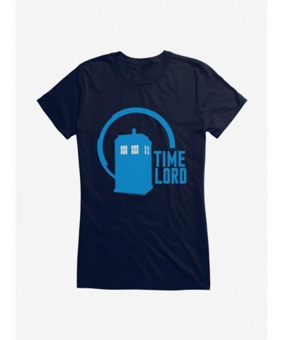 Doctor Who TARDIS Time Lord Icon Girls T-Shirt $8.22 T-Shirts