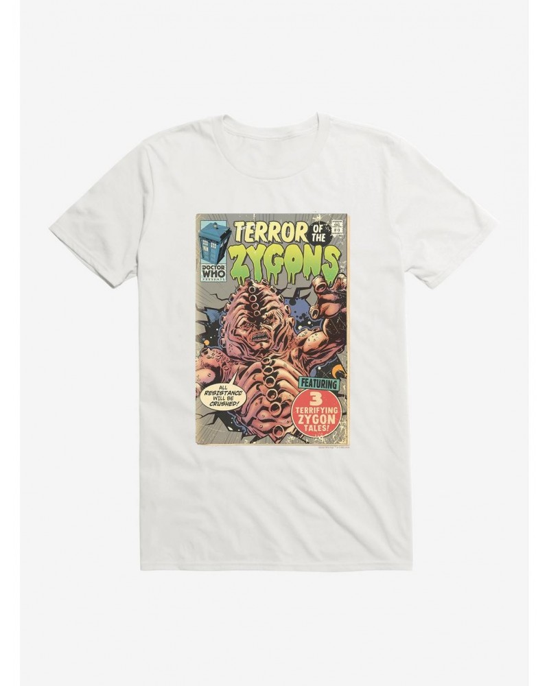 Doctor Who Terror Of Zygons Comic T-Shirt $8.37 T-Shirts