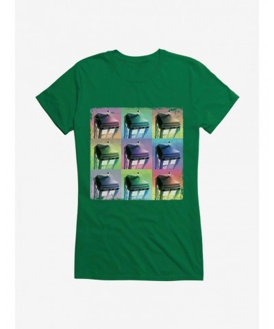 Doctor Who TARDIS Pastel Box Up Girls T-Shirt $12.20 T-Shirts