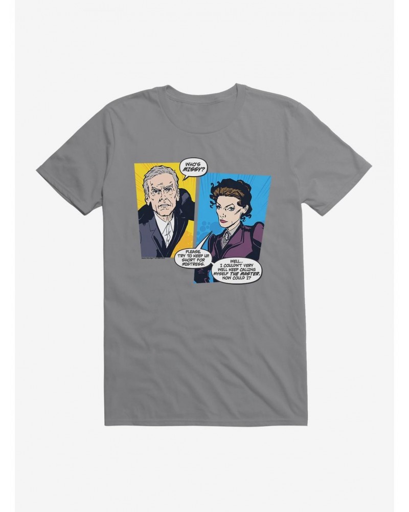 Doctor Who Twelfth Doctor Missy Short For Mistress Comic T-Shirt $9.80 T-Shirts