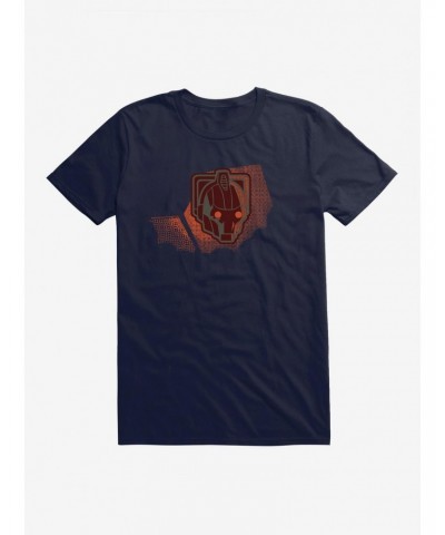 Doctor Who Cybermen Helmet Red Eyes T-Shirt $7.17 T-Shirts