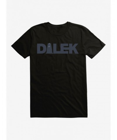 Doctor Who Dalek Bold Logo T-Shirt $7.89 T-Shirts