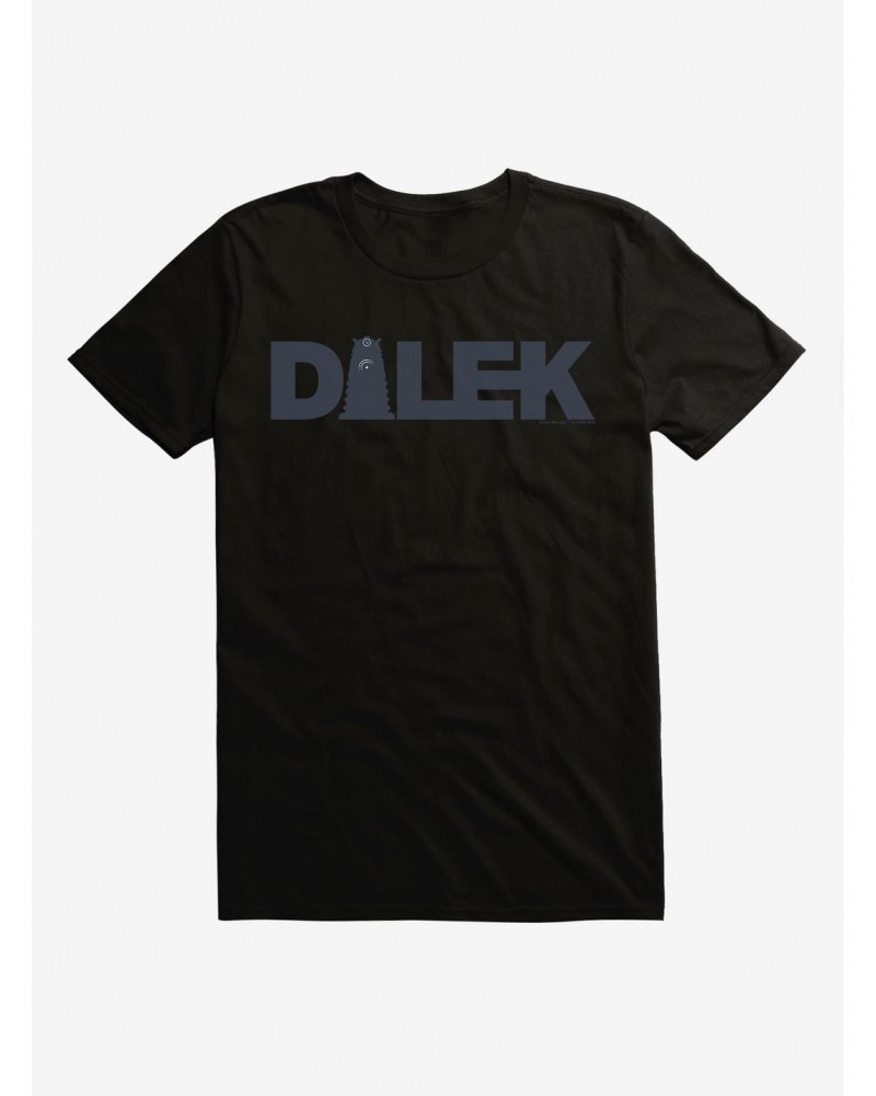 Doctor Who Dalek Bold Logo T-Shirt $7.89 T-Shirts