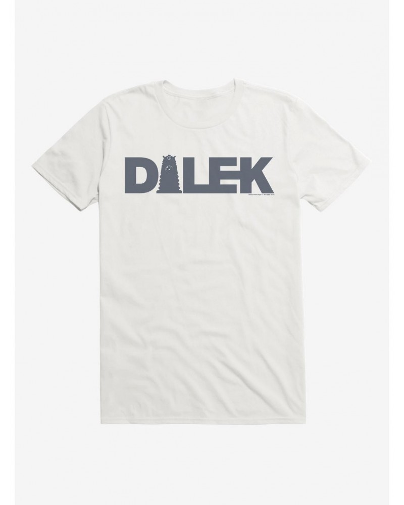 Doctor Who Dalek Bold Logo T-Shirt $7.89 T-Shirts