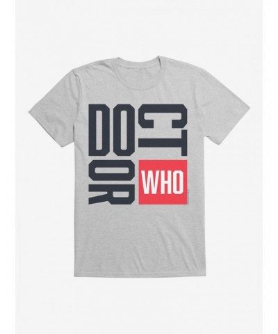 Doctor Who Red Box Font T-Shirt $10.76 T-Shirts