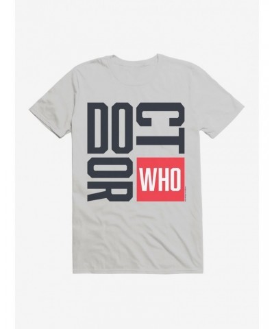 Doctor Who Red Box Font T-Shirt $10.76 T-Shirts