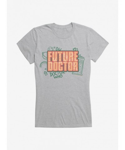 Doctor Who Thirteenth Doctor Future Doctor Graffiti Girls T-Shirt $10.96 T-Shirts