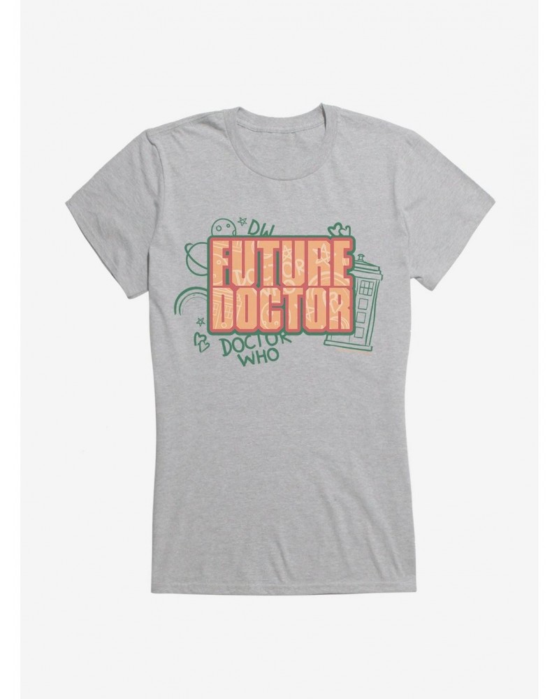 Doctor Who Thirteenth Doctor Future Doctor Graffiti Girls T-Shirt $10.96 T-Shirts