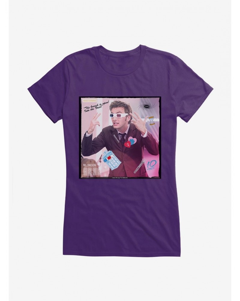 Doctor Who The Tenth Doctor Into The Void Girls T-Shirt $9.71 T-Shirts