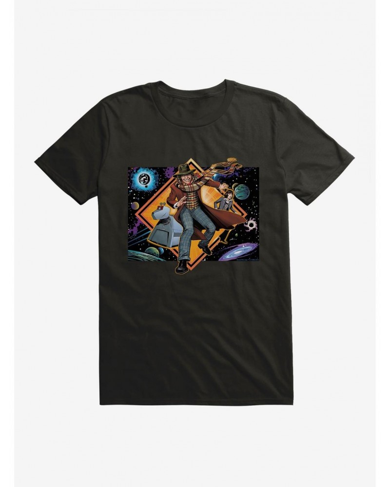 Doctor Who The Fourth Doctor, K9, And Sarah Jane In Space T-Shirt $10.52 T-Shirts