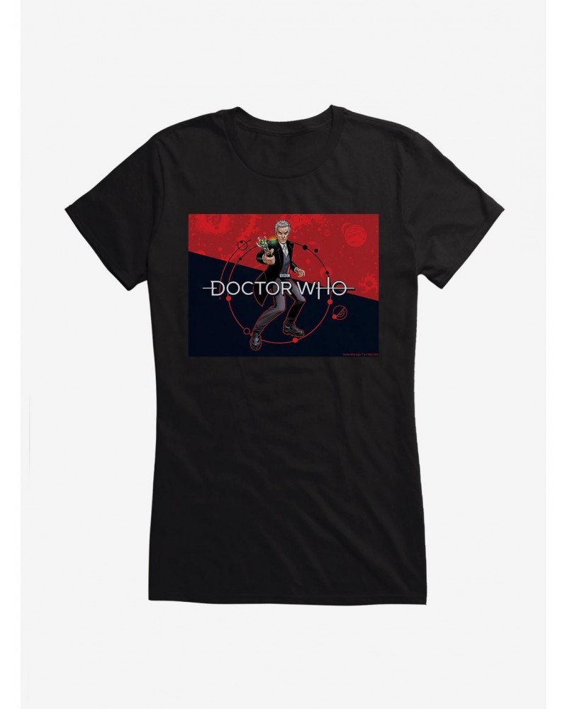 Doctor Who Twelfth Doctor Screwdriver Comic Girls T-Shirt $7.97 T-Shirts