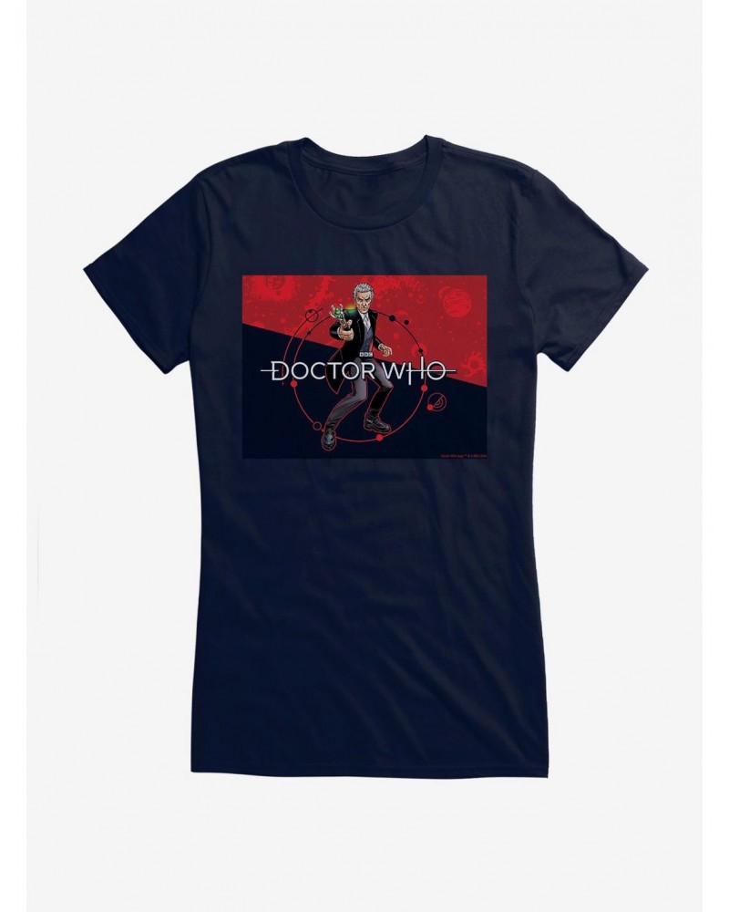 Doctor Who Twelfth Doctor Screwdriver Comic Girls T-Shirt $7.97 T-Shirts