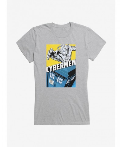 Doctor Who Cybermen Tardis Girls T-Shirt $8.72 T-Shirts