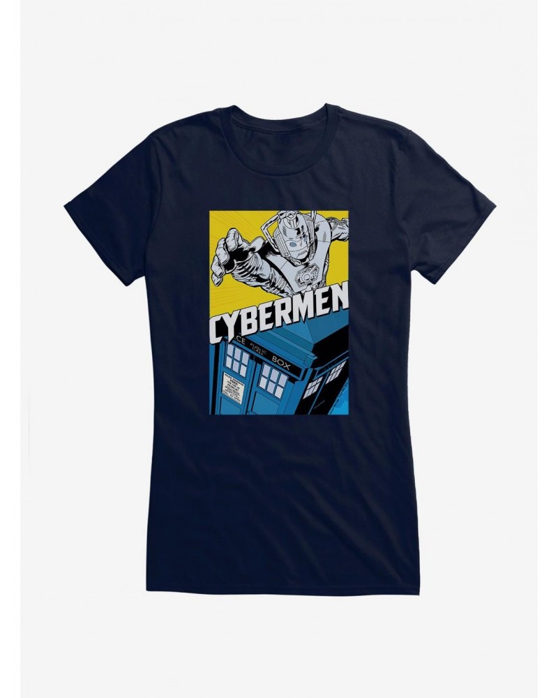 Doctor Who Cybermen Tardis Girls T-Shirt $8.72 T-Shirts