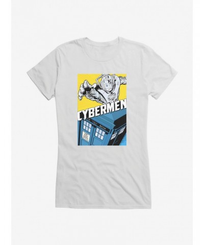 Doctor Who Cybermen Tardis Girls T-Shirt $8.72 T-Shirts