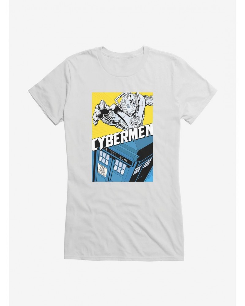 Doctor Who Cybermen Tardis Girls T-Shirt $8.72 T-Shirts