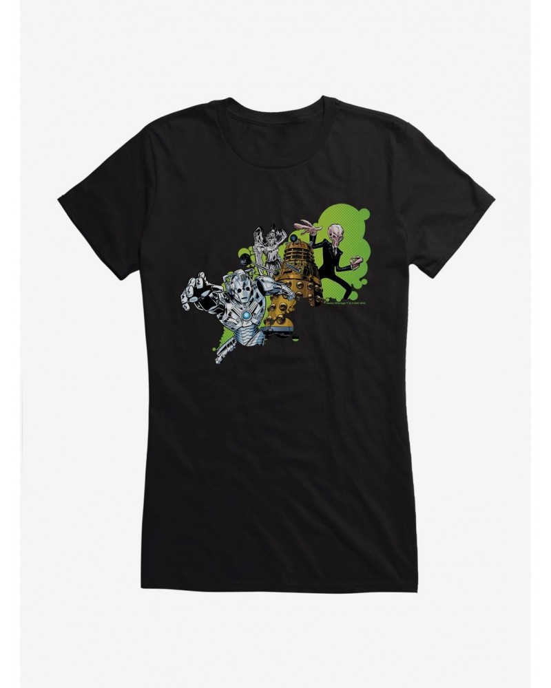 Doctor Who Aliens Girls T-Shirt $10.21 T-Shirts