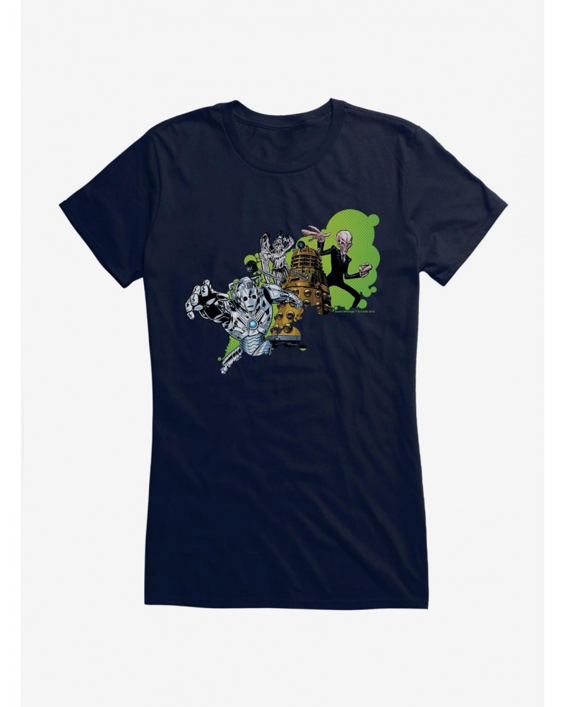 Doctor Who Aliens Girls T-Shirt $10.21 T-Shirts