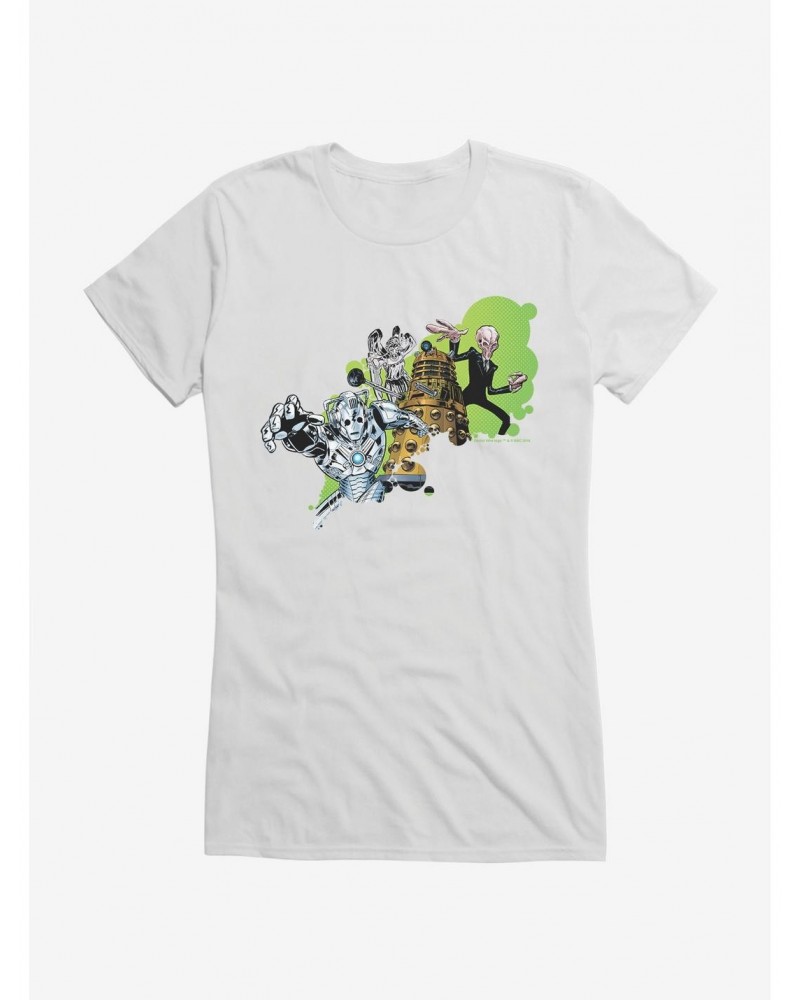 Doctor Who Aliens Girls T-Shirt $10.21 T-Shirts